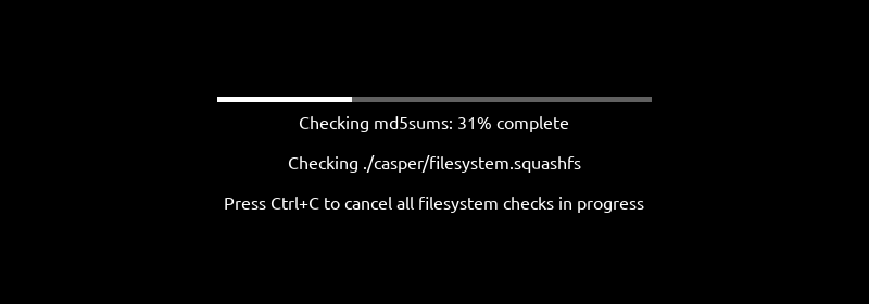 Filesystem check